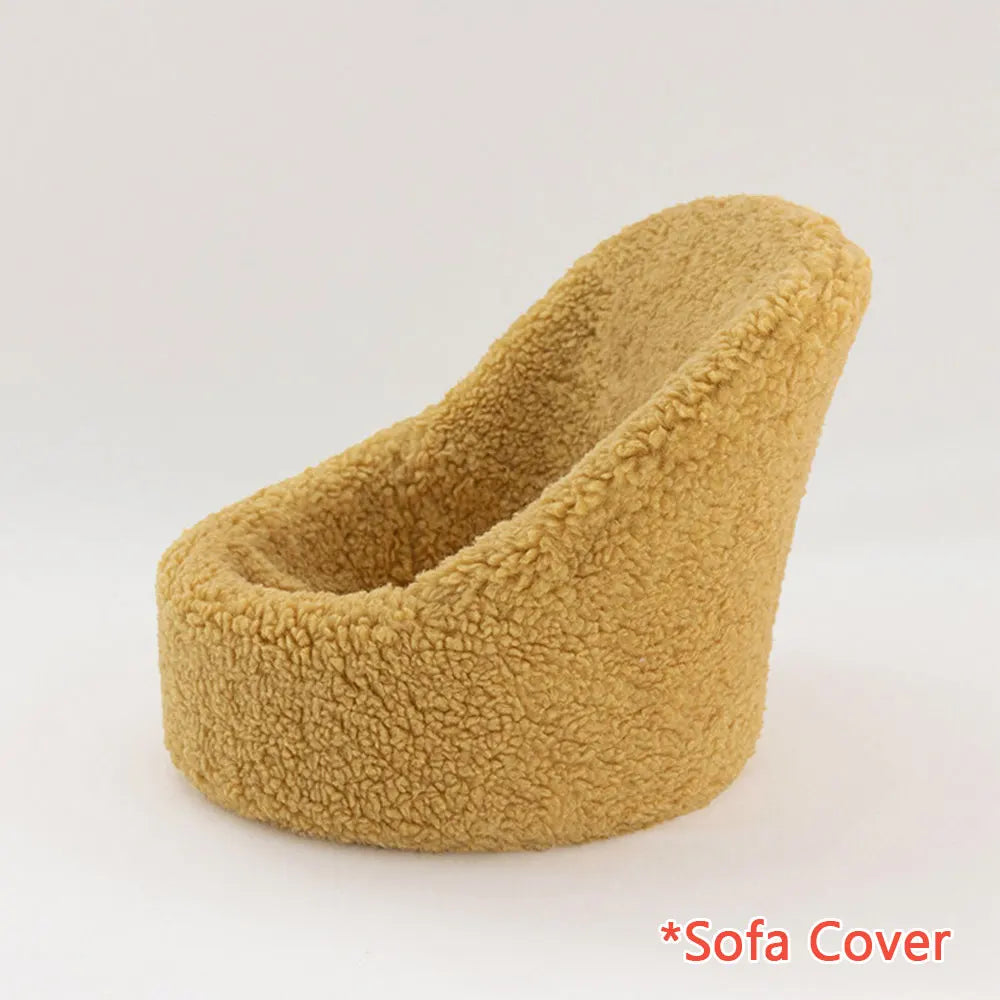 0-1 Month Newborn Photography Props Silicone Sofa Mini Sofa Cover Studio Baby Photography Accessories for Baby Posing Photo Seat