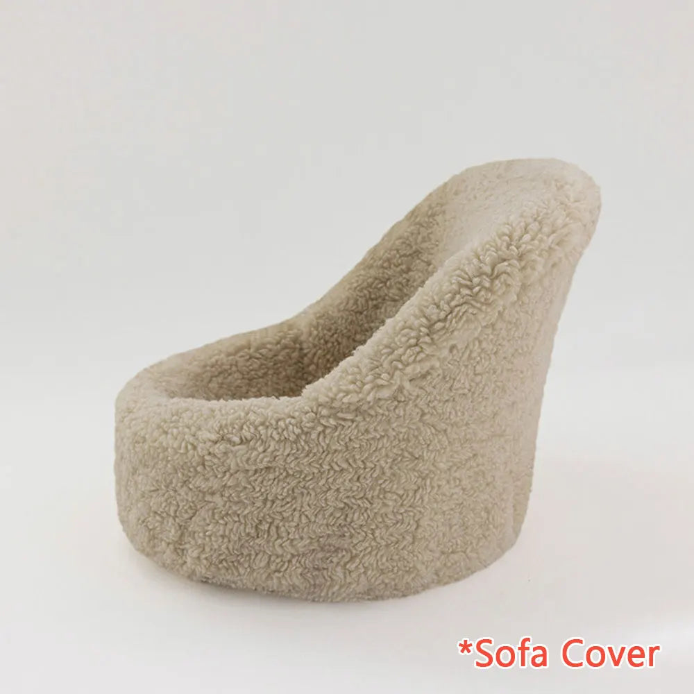 0-1 Month Newborn Photography Props Silicone Sofa Mini Sofa Cover Studio Baby Photography Accessories for Baby Posing Photo Seat