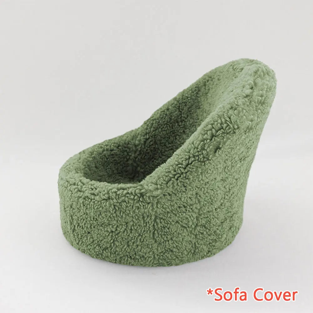 0-1 Month Newborn Photography Props Silicone Sofa Mini Sofa Cover Studio Baby Photography Accessories for Baby Posing Photo Seat