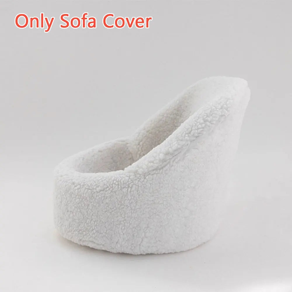 0-1 Month Newborn Photography Props Silicone Sofa Mini Sofa Cover Studio Baby Photography Accessories for Baby Posing Photo Seat