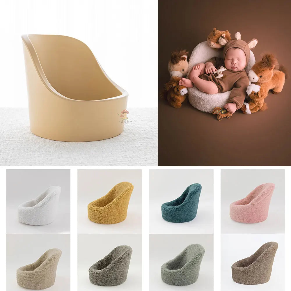0-1 Month Newborn Photography Props Silicone Sofa Mini Sofa Cover Studio Baby Photography Accessories for Baby Posing Photo Seat