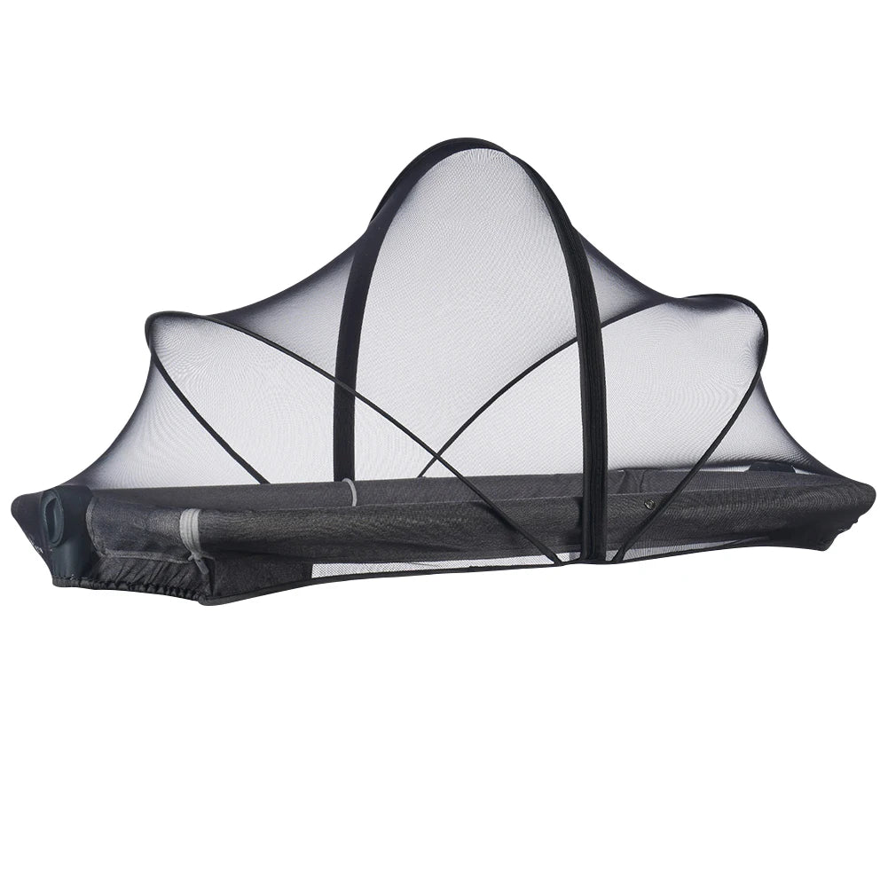 Portable Baby Mosquito Net Bassinet Cover with 2-Way Zipper Infant Car Seat Insect Mesh Net Encrypted Bug Net Crib Protectors